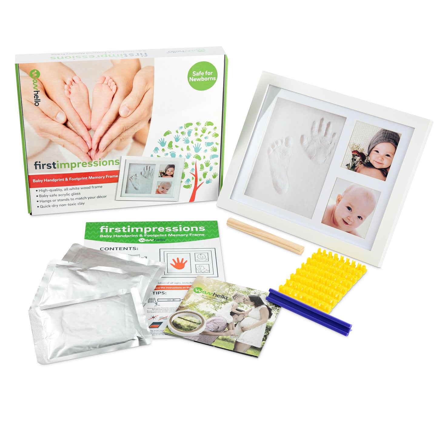First Impressions, Baby Handprint & Footprint Memory Frame
